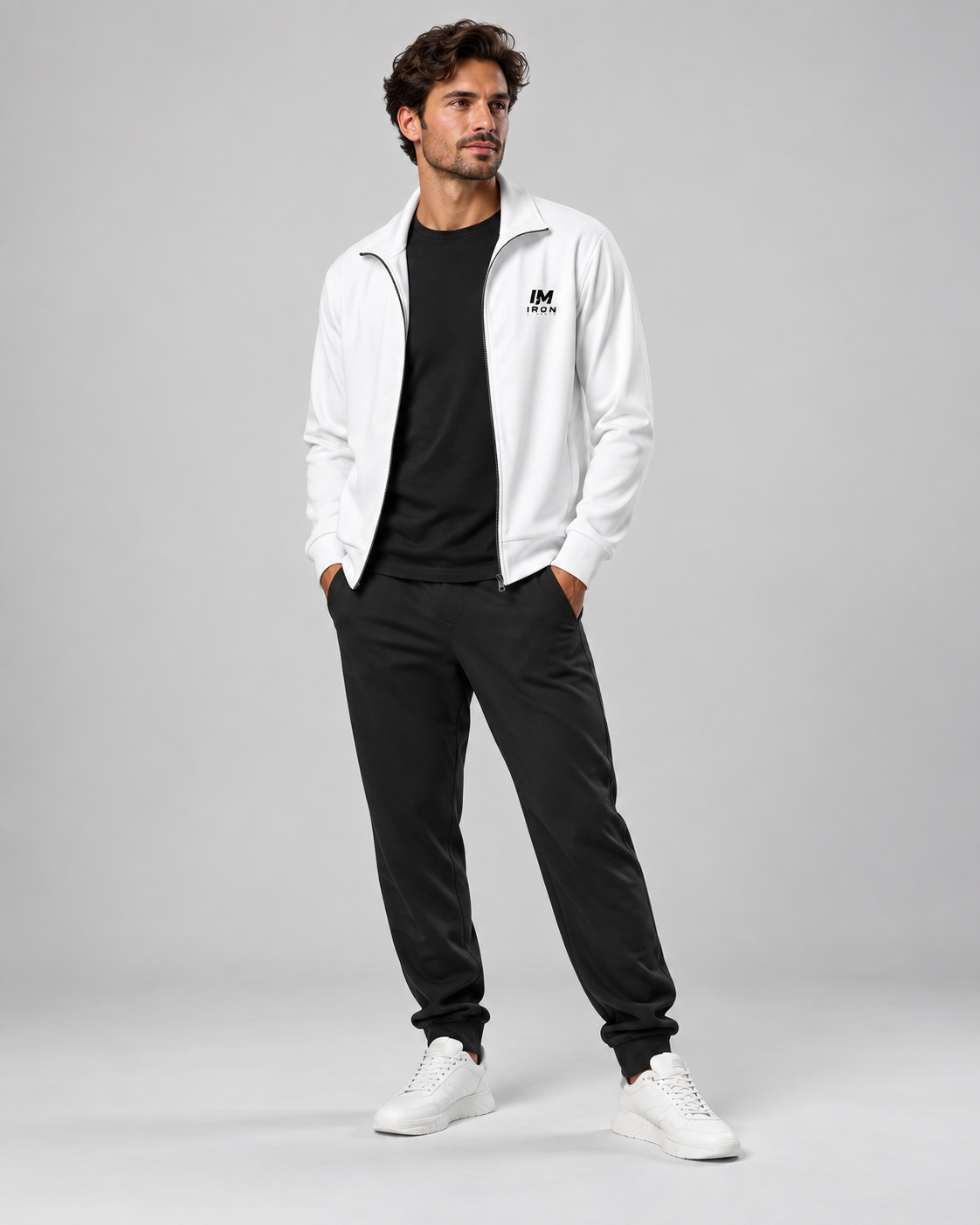 IM Performance Track Jacket – White